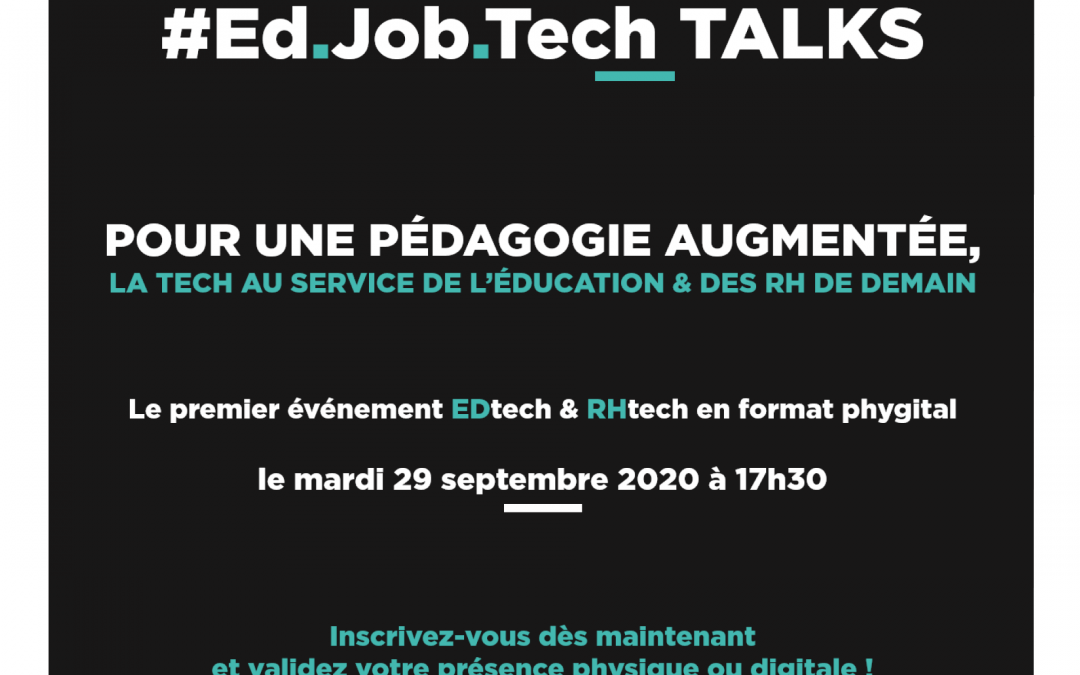 Programme EdJobTech : événement de clôture de la session #2 le 29 septembre !